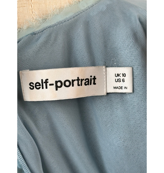 Платье • Self-Portrait • Голубой