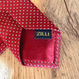 Галстук • ZILLI • Бордовый