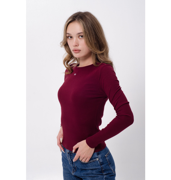 Лонгслив • Tommy Hilfiger • Бордовый