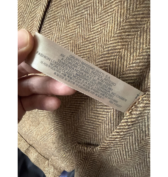 Пиджак • Massimo Dutti • Коричневый