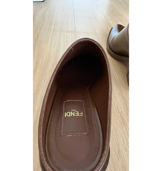 Мюли • Fendi • Коричневый