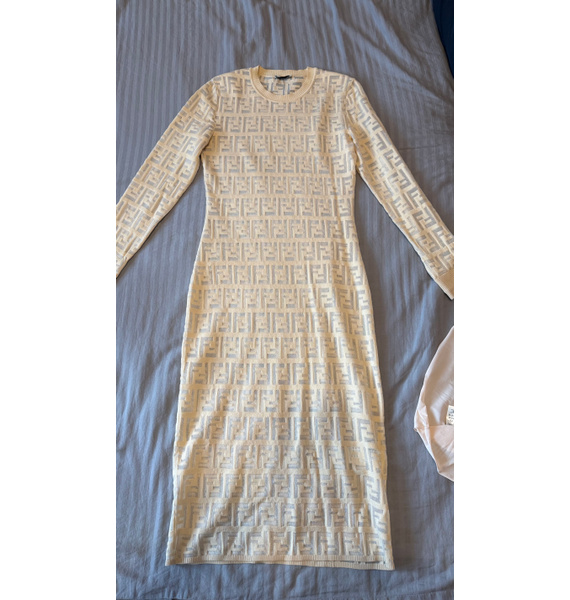 Платье • Fendi • Бежевый