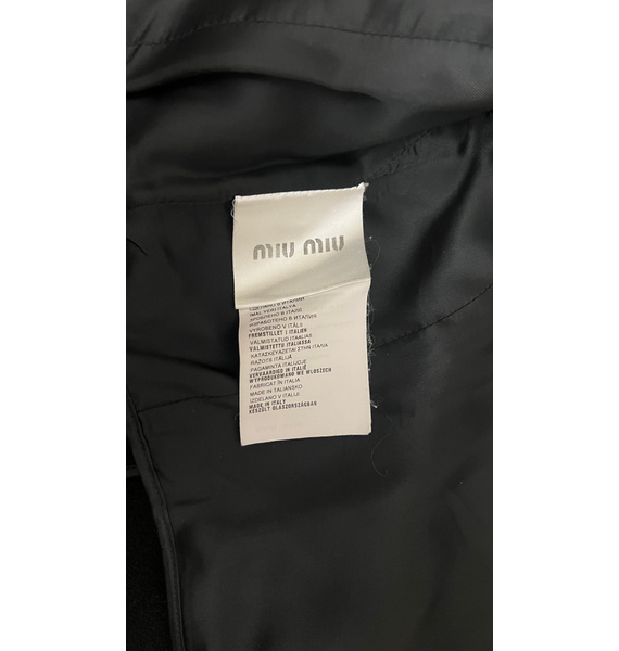 Пальто • Miu Miu • Черный