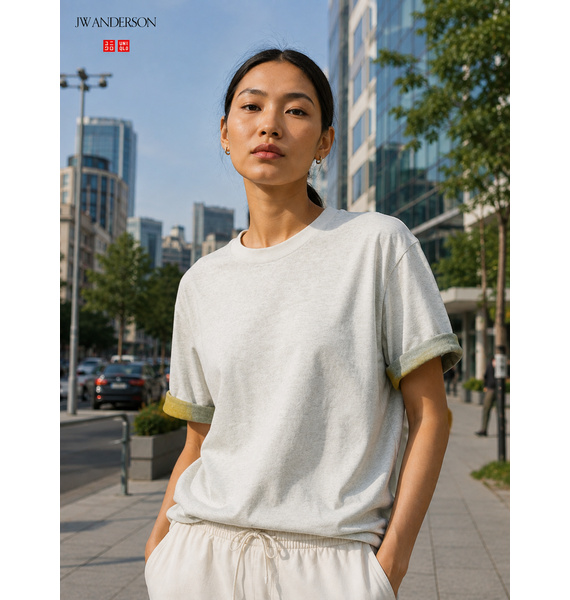 Футболка • UNIQLO x JW Anderson • Серый
