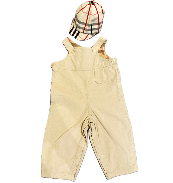 Комбинезон и кепка • Burberry Kids • Бежевый