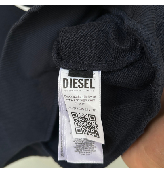 Свитшот • Diesel • Темно-синий