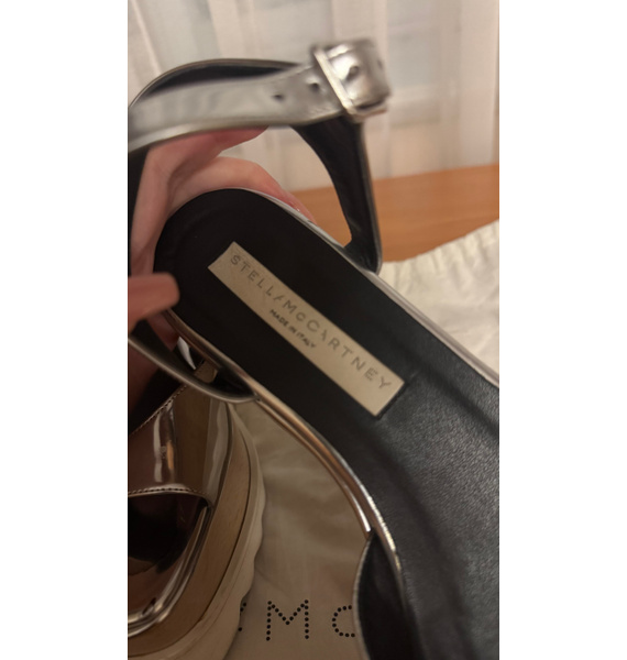 Сандалии • Stella McCartney • Серебряный