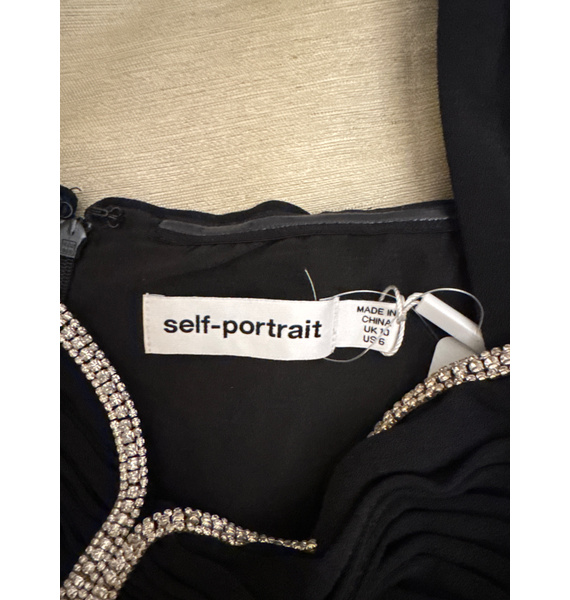 Платье • Self-Portrait • Черный