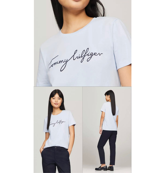 Футболка • Tommy Hilfiger • Голубой