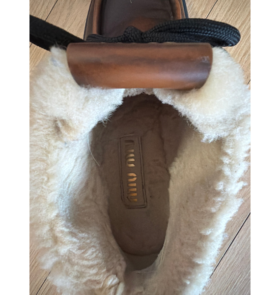 Ботинки • Miu Miu • Коричневый