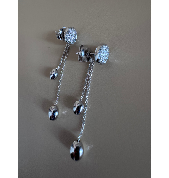 Серьги • CHIMENTO • Белый
