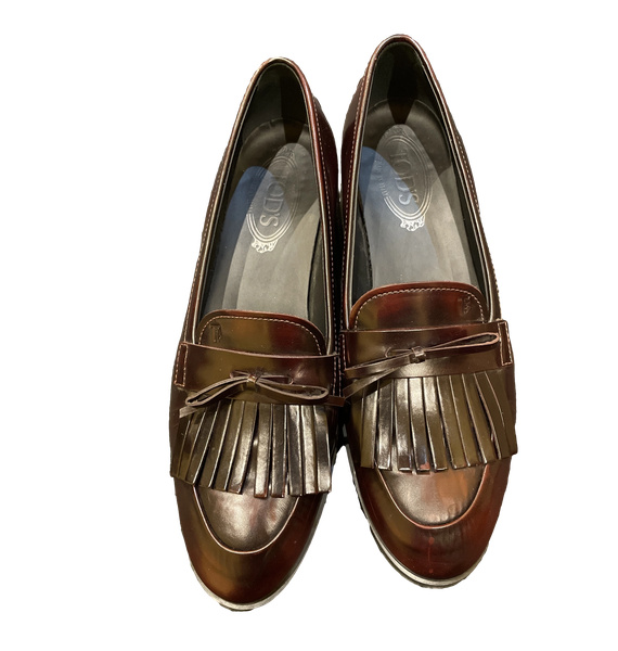 Лоферы • Tod's • Бордовый