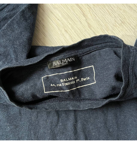 Футболка • Balmain • Темно-синий