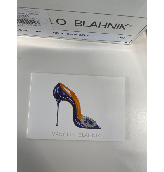 Туфли • Manolo Blahnik • Синий