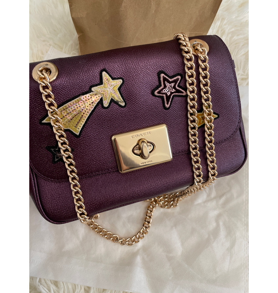 Сумка • Coach • Фиолетовый
