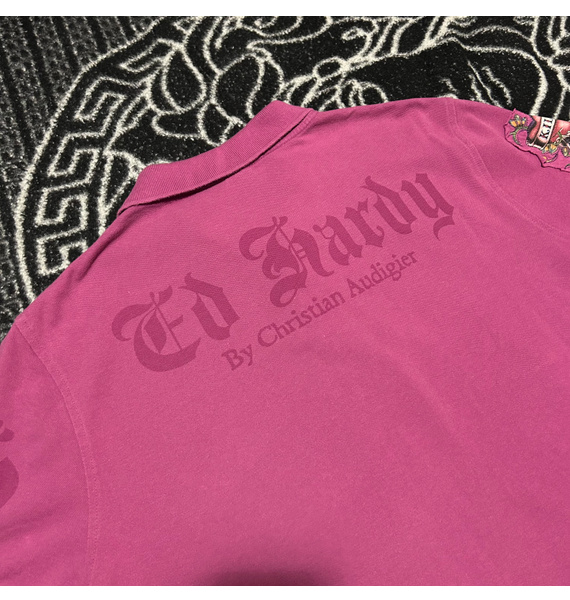 Поло • Ed Hardy • Розовый