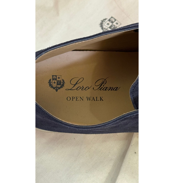 Лоферы • Loro Piana • Темно-синий