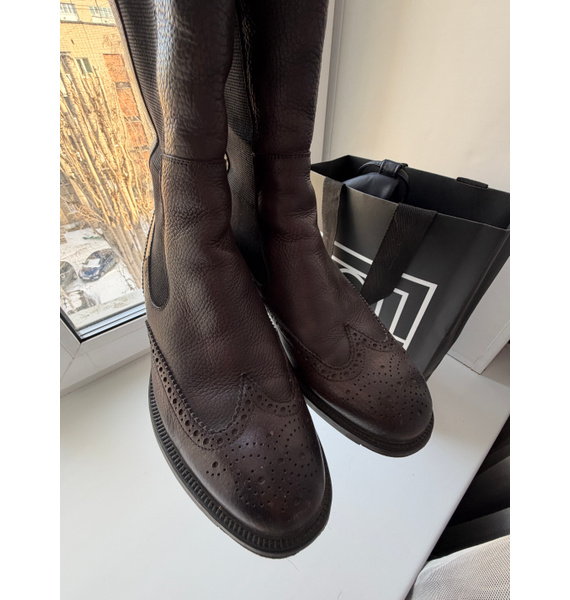 Сапоги • Santoni • Коричневый