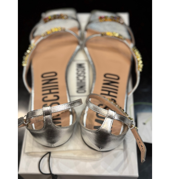 Сандалии • Moschino • Серебряный