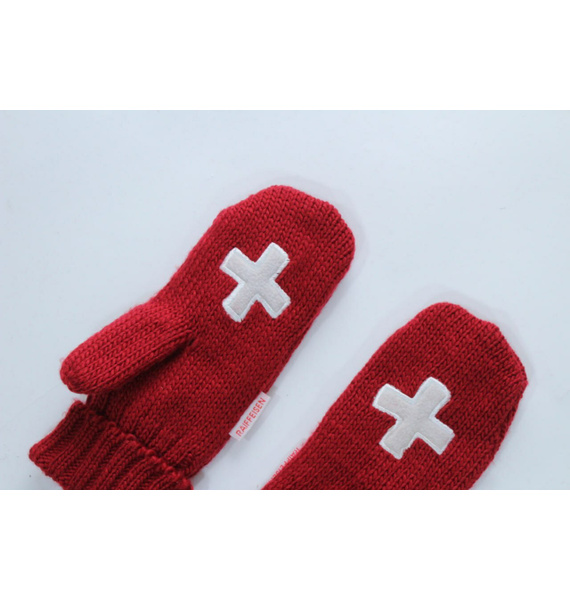 Варежки • Swiss Ski • Красный