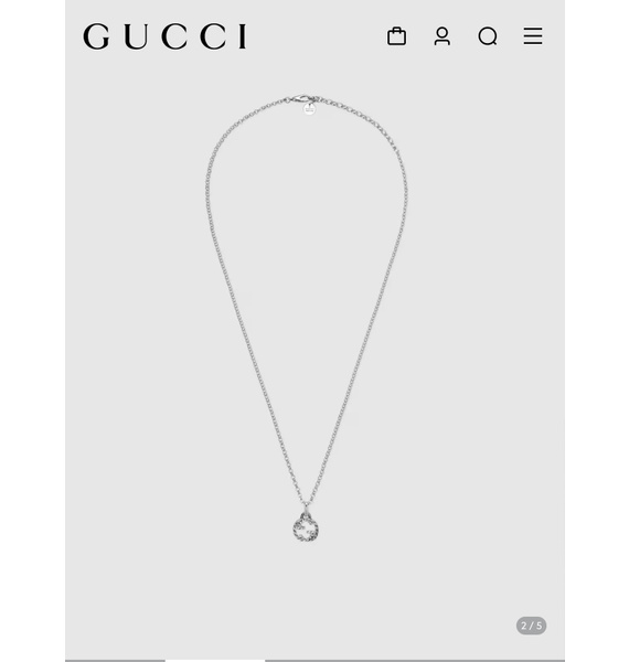 Подвеска • Gucci • Серебряный