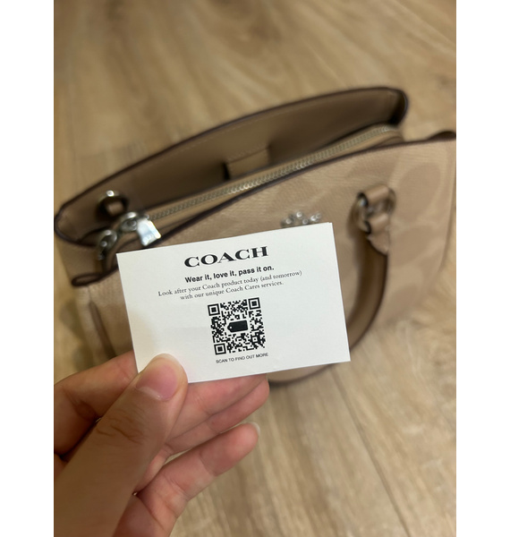 Сумка • Coach • Бежевый