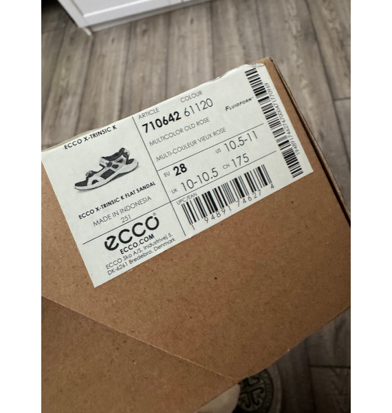 Сандалии • ecco • Серебряный