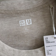 Футболка • UNIQLO • Бежевый