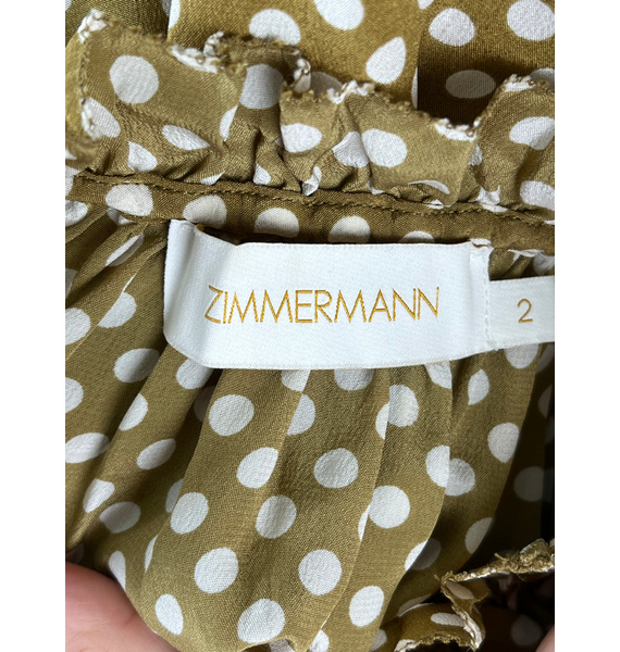 Платье • ZIMMERMANN • Зеленый
