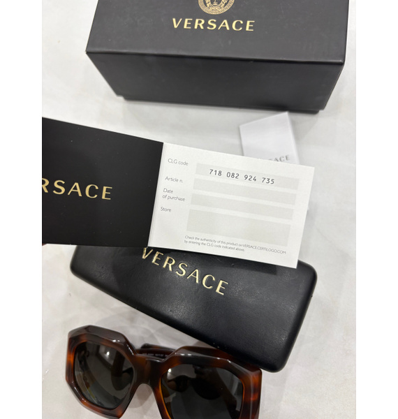 Солнцезащитные очки • Versace Eyewear • Коричневый