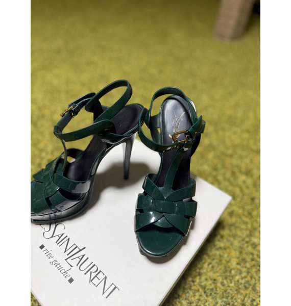 Босоножки • Yves Saint Laurent • Зеленый
