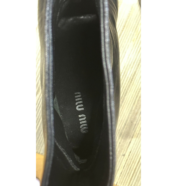 Ботильоны • Miu Miu • Черный