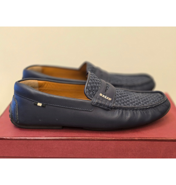 Мокасины • Bally • Темно-синий