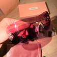 Солнцезащитные очки • Miu Miu Eyewear • Розовый