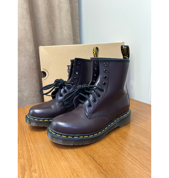 Сапоги • Dr. Martens • Бордовый