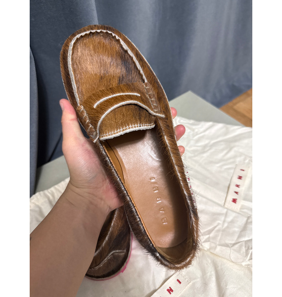 Мокасины • Marni • Коричневый