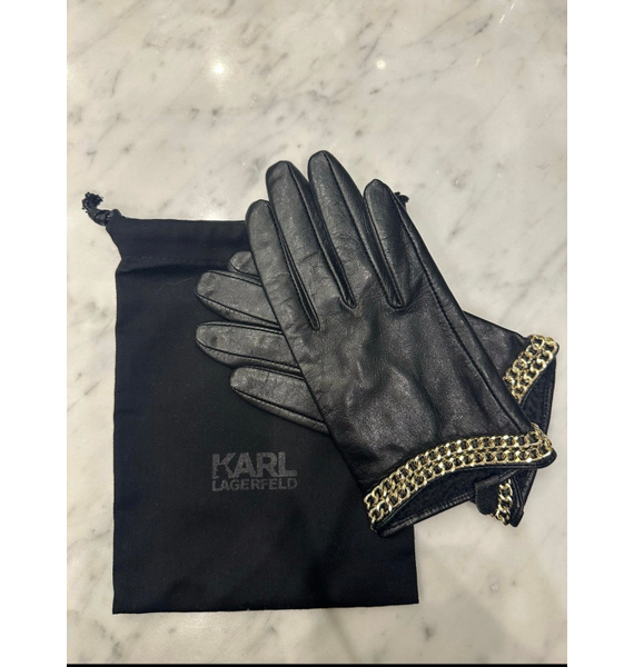 Перчатки • Karl Lagerfeld • Черный