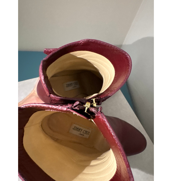 Ботильоны • Jimmy Choo • Бордовый