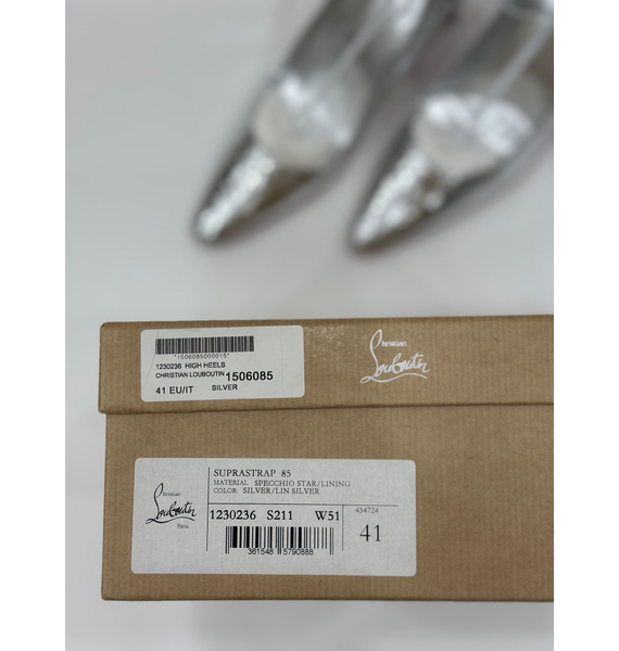 Туфли • Christian Louboutin • Серебряный