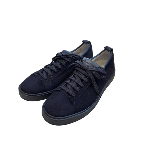 Кроссовки • Santoni • Темно-синий