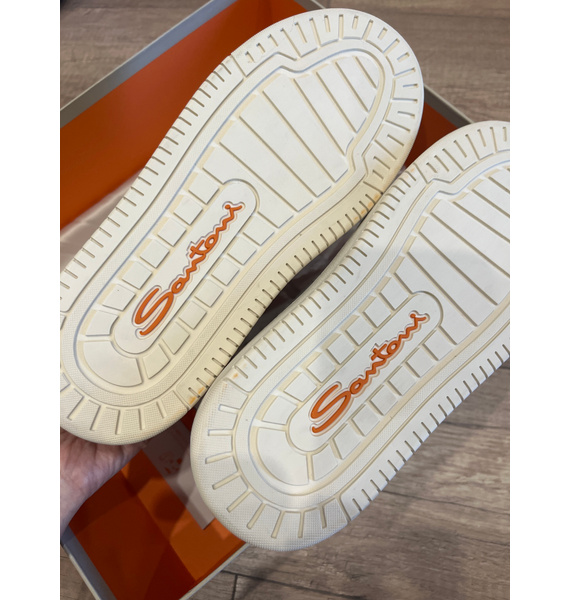Ботинки • Santoni • Серый