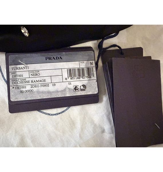 Тюрбан • Prada • Черный