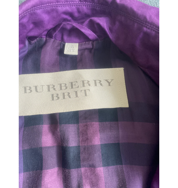 Тренч • Burberry • Фиолетовый