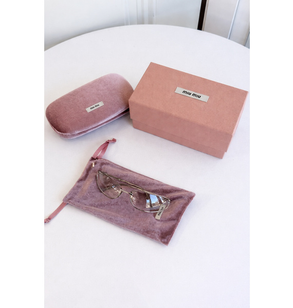 Очки • Miu Miu • Розовый