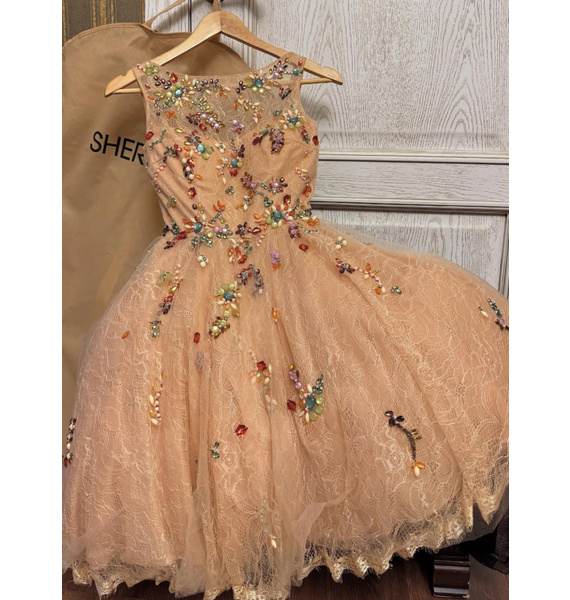 Платье • SHERRI HILL • Песочный