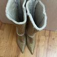 Сапоги • Casadei • Золотой
