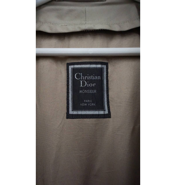 Плащ • Christian Dior • Бежевый