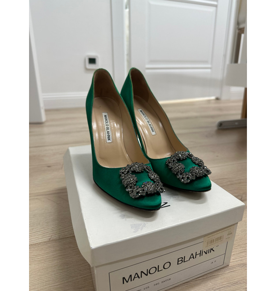 Туфли • Manolo Blahnik • Зеленый