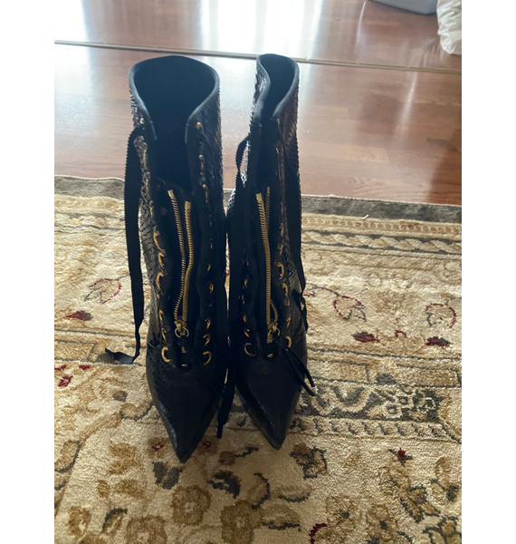 Ботильоны • Casadei • Черный