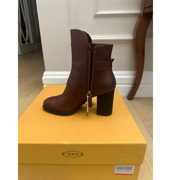 Полусапоги • Tod's • Бордовый
